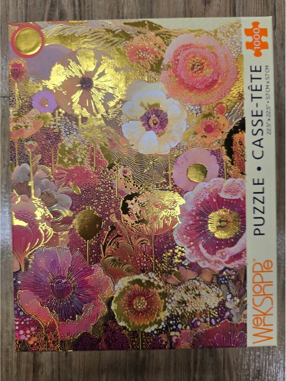 WerkShoppe Poppies 1000 Pc Jigsaw Puzzle Kathleen Shimmield Floral NEW SEALED